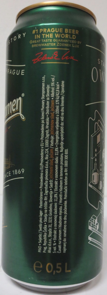 Staropramen BREWERY (50cl) (B/O) č.1