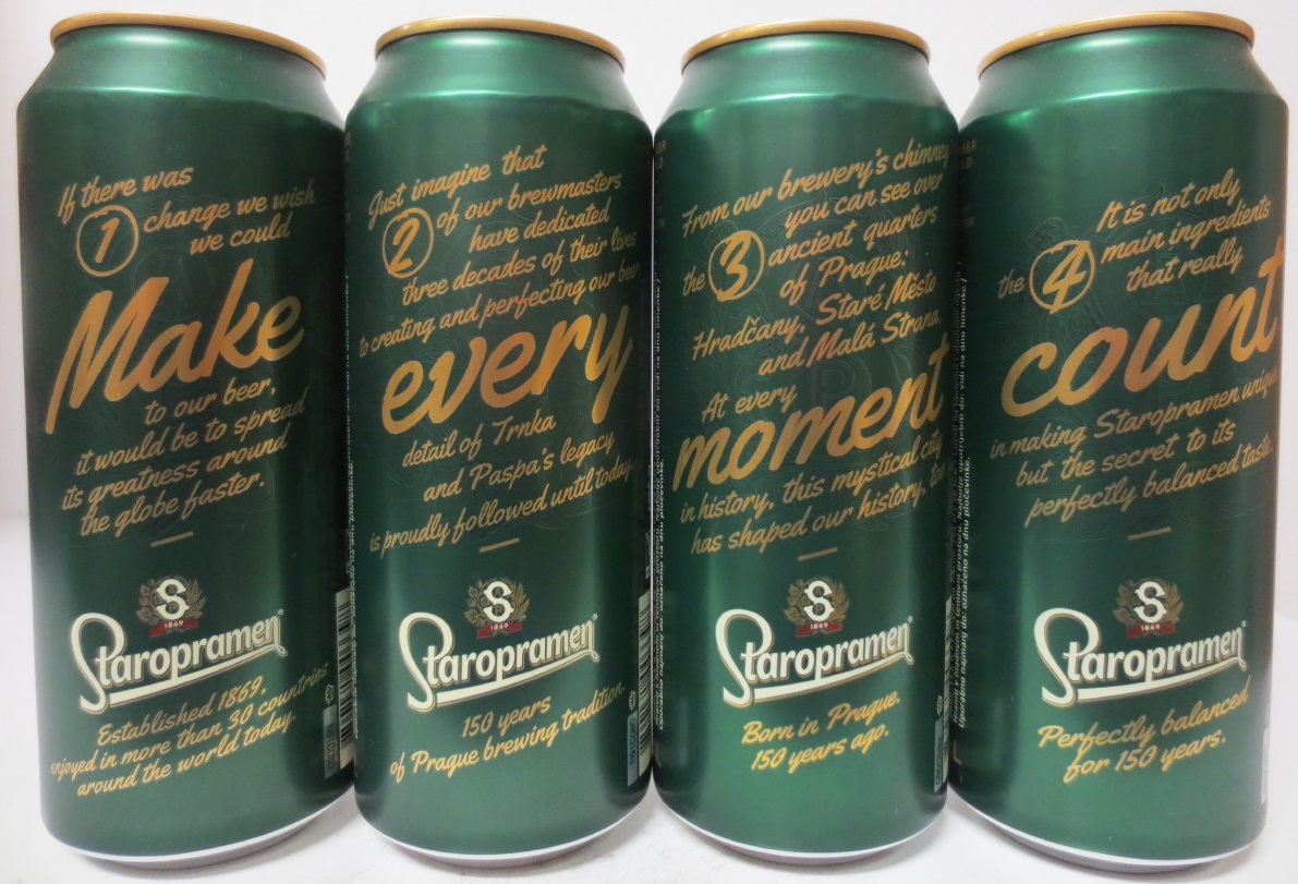 Staropramen EST. IN PRAGUE ANNIVERSARY EDITION 150 every (50cl) (B/O) č.2/4