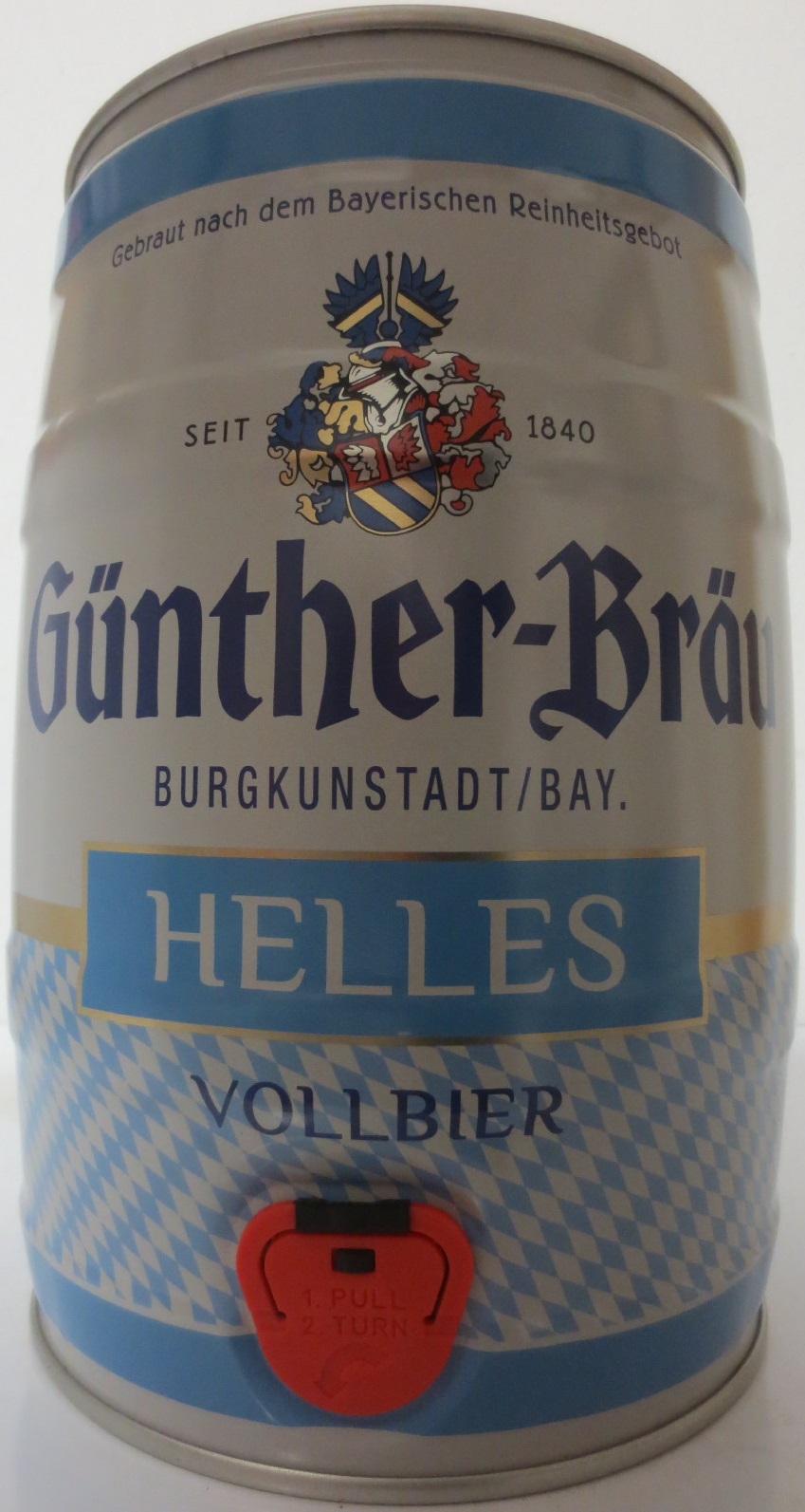 Günter-Bräu BURGKUNSTADT-BAY. HELLES VOLLBIER (5L) Nr.1