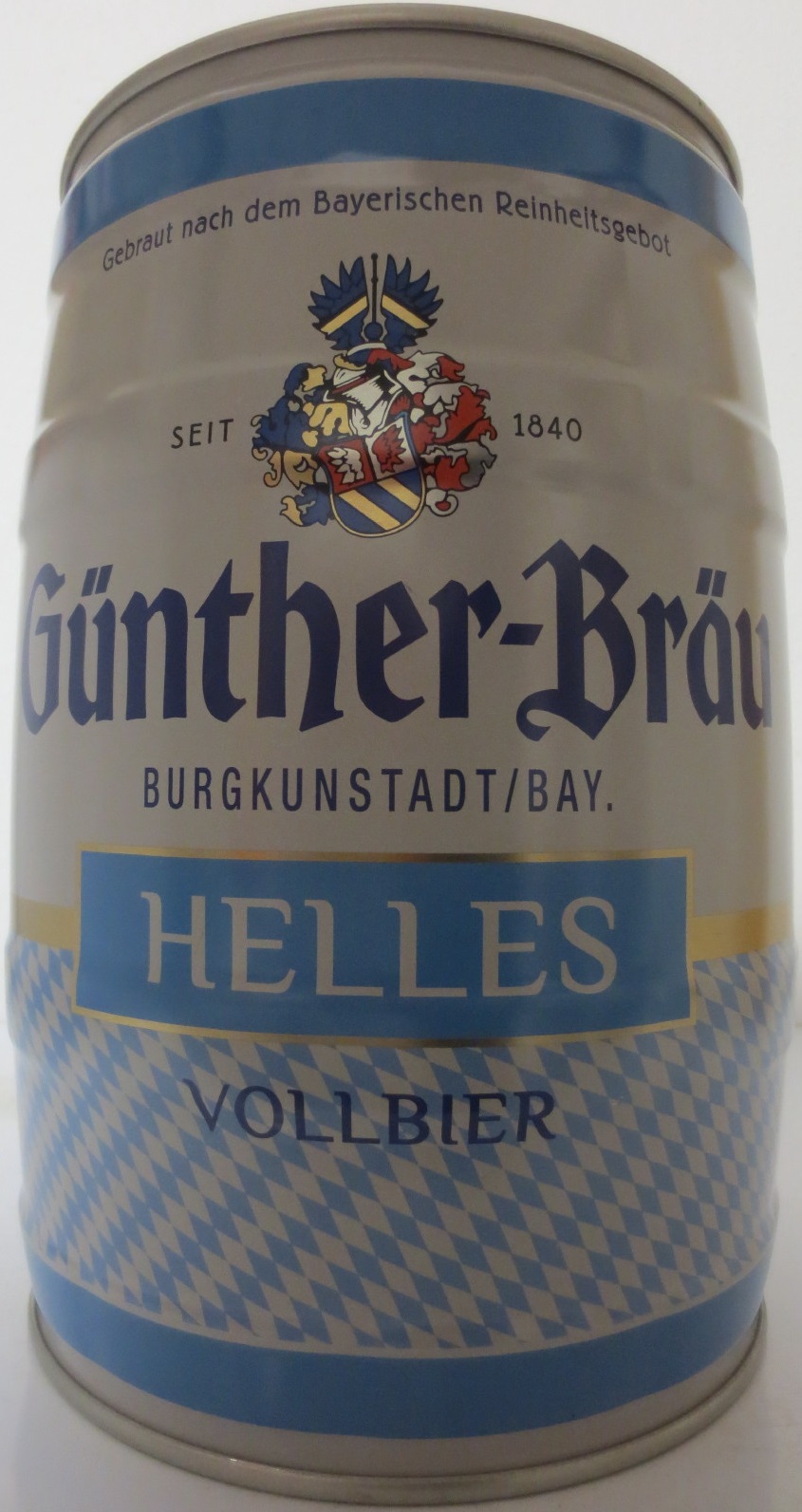 Günter-Bräu BURGKUNSTADT-BAY. HELLES VOLLBIER (5L) Nr.1