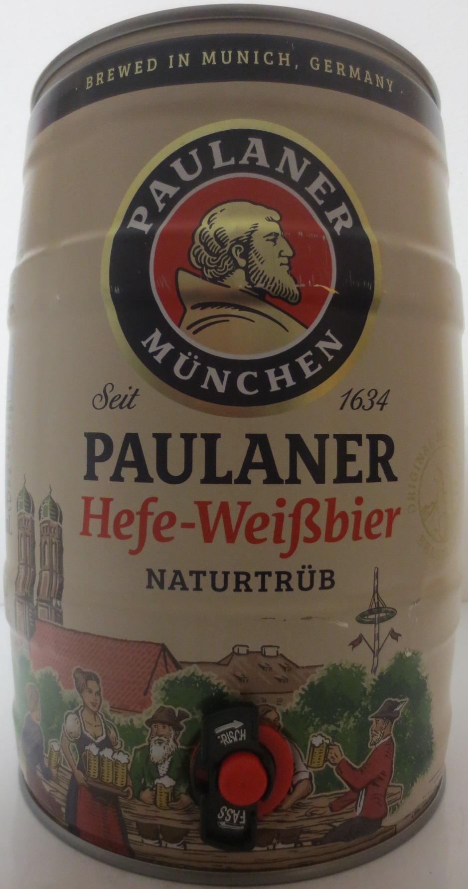 PAULANER MÜNCHEN Hefe-Weißbier NATURTRÜB (5L) Nr.1 