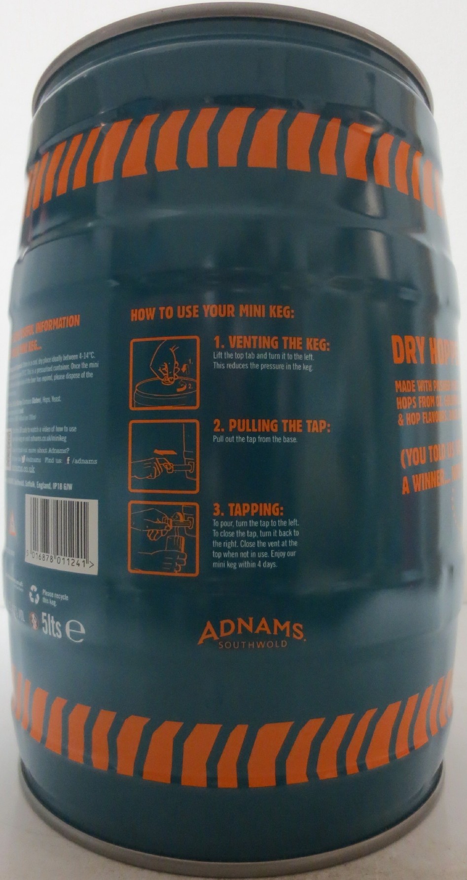 ADNAMS SOUTHWOLD DRY HOPPED LAGER (5L) Nr.1 