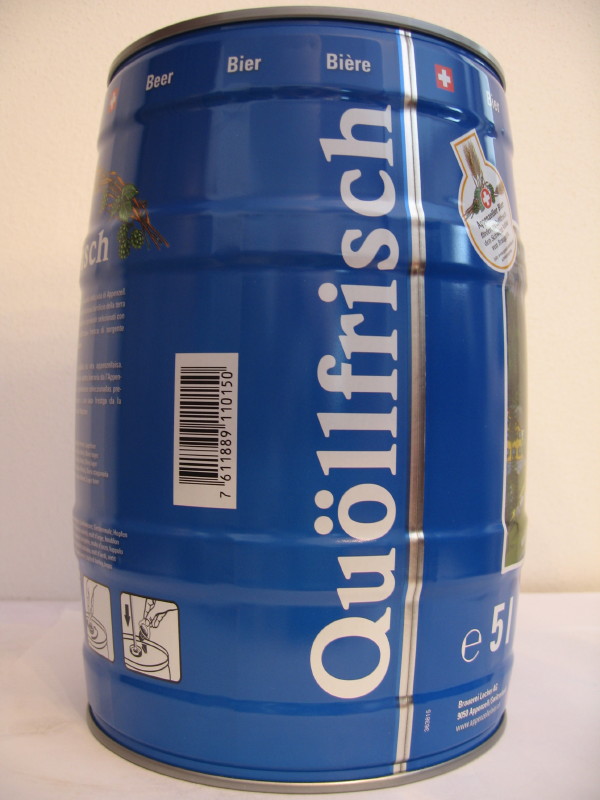 Quöllfrisch APPENZELLER BIER (iris blue)