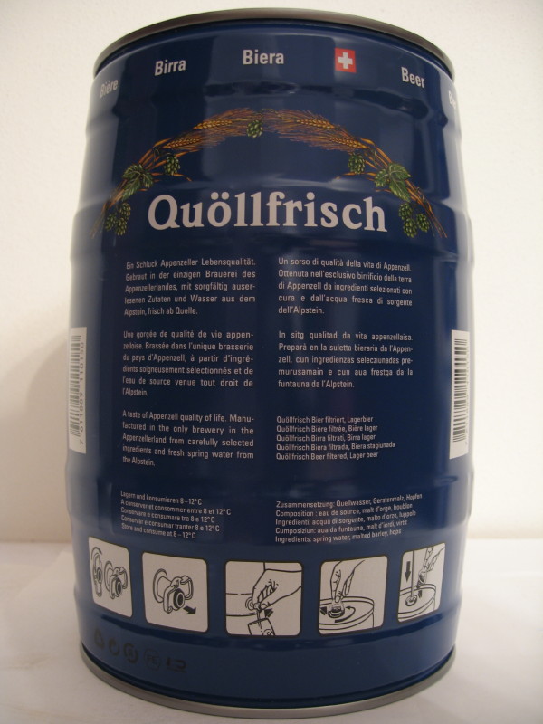 Quöllfrisch APPENZELLER BIER (deep blue)