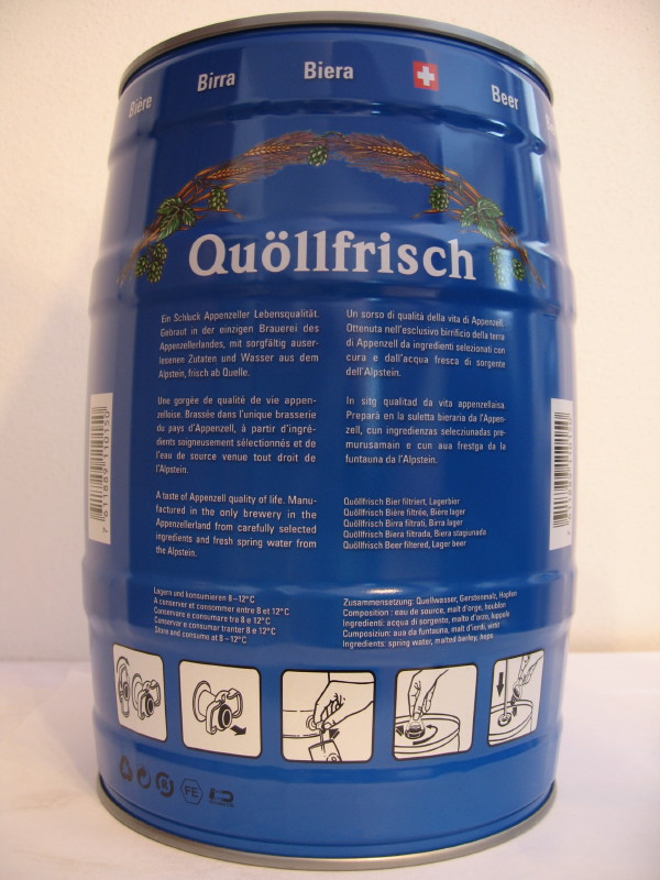 Quöllfrisch APPENZELLER BIER (iris blue)