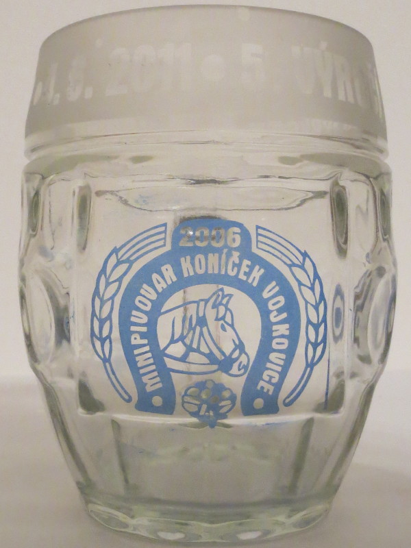 MINIPIVOVAR KONÍČEK VOJKOVICE (0,5L) modrá