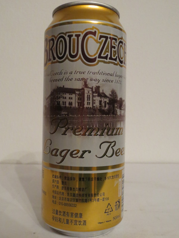 BROUCZECH Premium Lager Beer (B/O) č.1