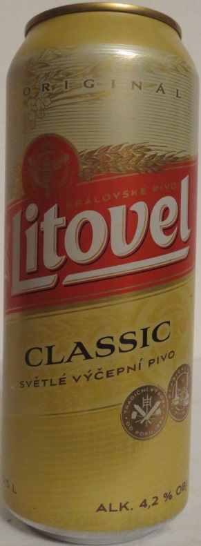 Litovel CLASSIC SVĚTLÉ VÝČEPNÍ PIVO (50cl) (B/O) č.1 
