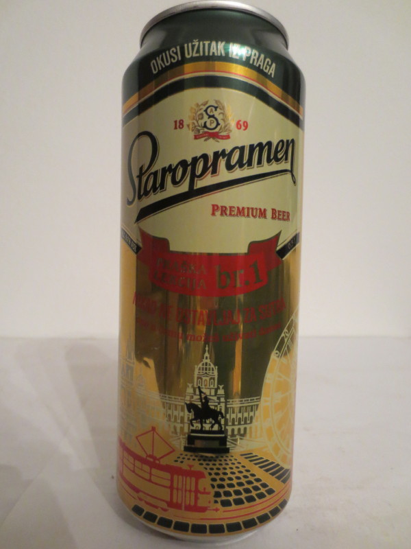 Staropramen PREMIUM BEER PRAŠKA LEKCIJA br.1 (50cl) (B/O)