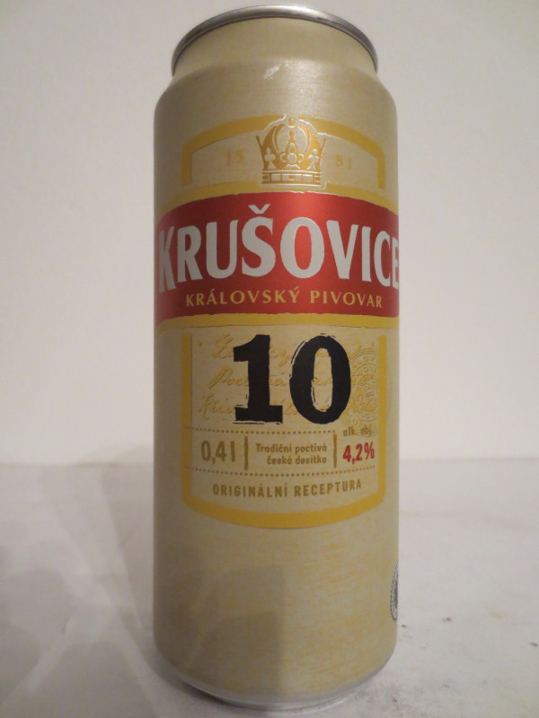 KRUŠOVICE KRÁLOVSKÝ PIVOVAR 10 (40cl) - matná verze č.1