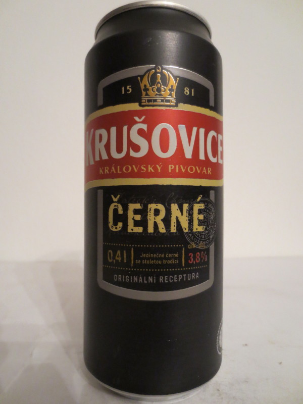 KRUŠOVICE KRÁLOVSKÝ PIVOVAR ČERNÉ (40cl) - matná verze