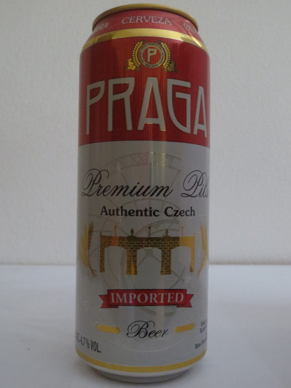 PRAGA Premium Pils Authentic Czech IMPORTED Beer (50cl) (B/O)