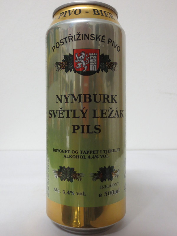 POSTŘIŽINSkÉ PIVO NYMBURK SVĚTLÝ LEŽÁK PILS (0,5L)