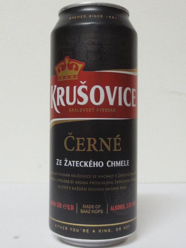 KRUŠOVICE ČERNÉ ZE ŽATECKÉHO CHMELE (50cl)