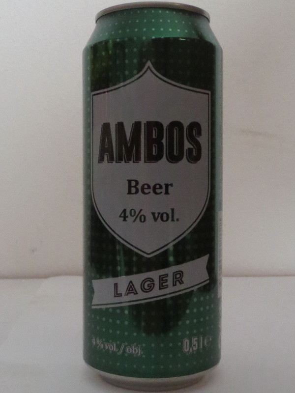 AMBOS Beer 4% vol. LAGER (50cl)