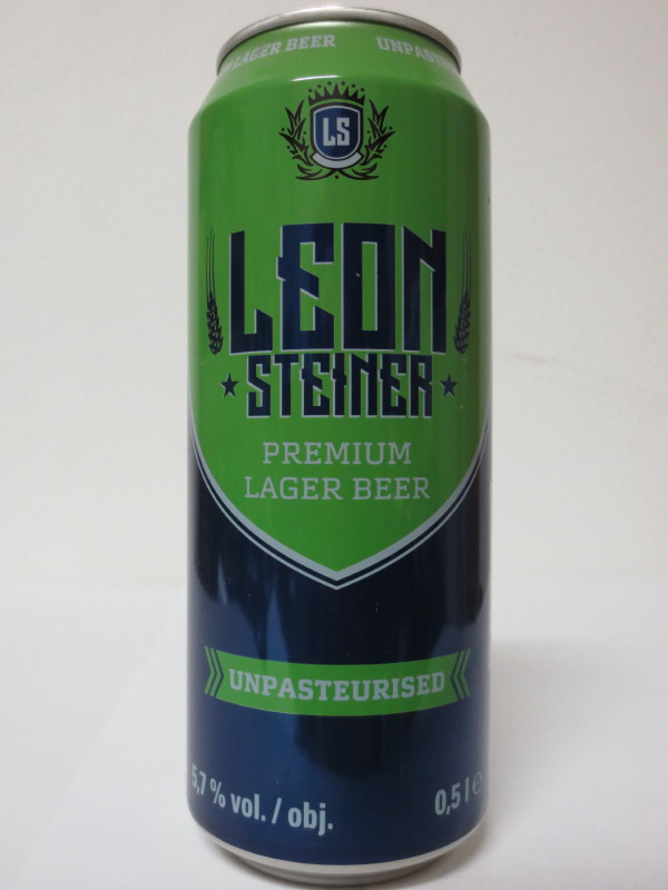LEON STEINER PREMIUM LAGER BEER UNPASTURISED (50cl)