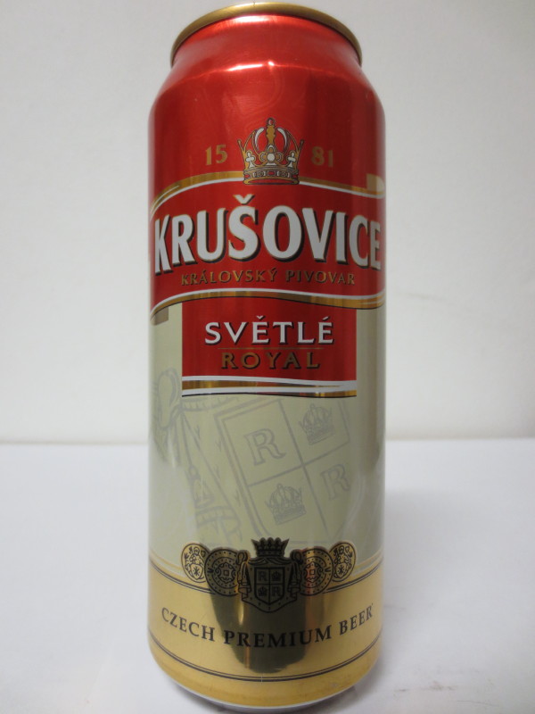 KRUŠOVICE KRÁLOVSKÝ PIVOVAR SVĚTLÉ ROYAL CZECH PREMIUM BEER (50cl) č.2