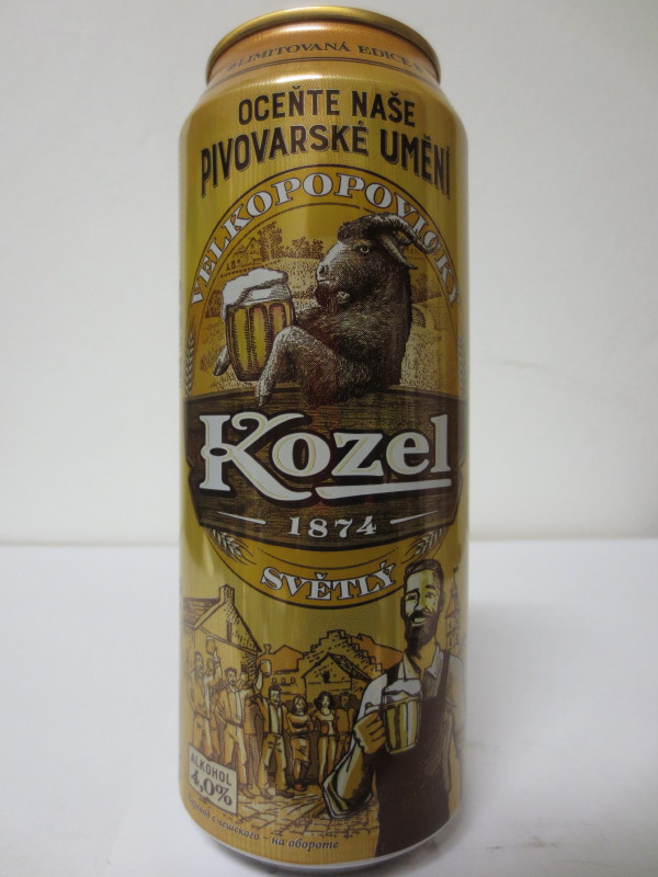 VELKOPOPOVICKÝ Kozel 1874 SVĚTLÝ OCEŇTE NAŠE PIVOVARSKÉ UMĚNÍ (50cl) (B/O)