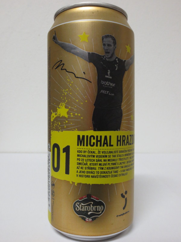 Starobrno MEDIUM Morava fandíme srdcem 01 MICHAL HRAZDÍRA (40cl)