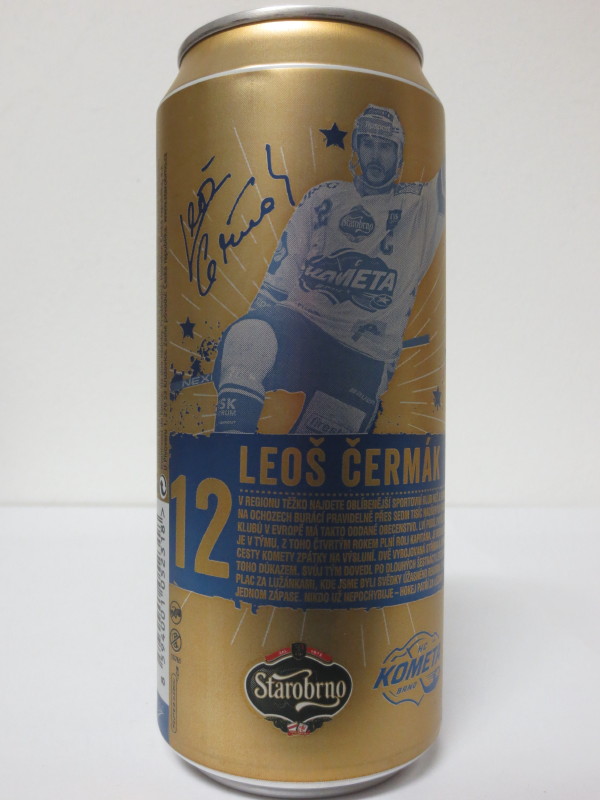 Starobrno MEDIUM Morava fandíme srdcem 12 LEOŠ ČERMÁK (40cl)