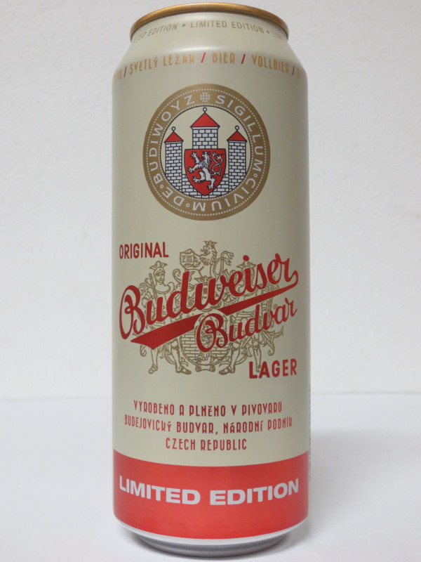 ORIGINAL Budweiser Budvar LAGER (50cl) (B/O) č.2 