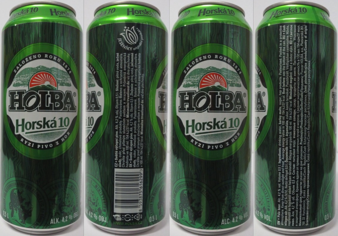 HOLBA Horská 10 (CZ) (50cl) (B/O) č.1 