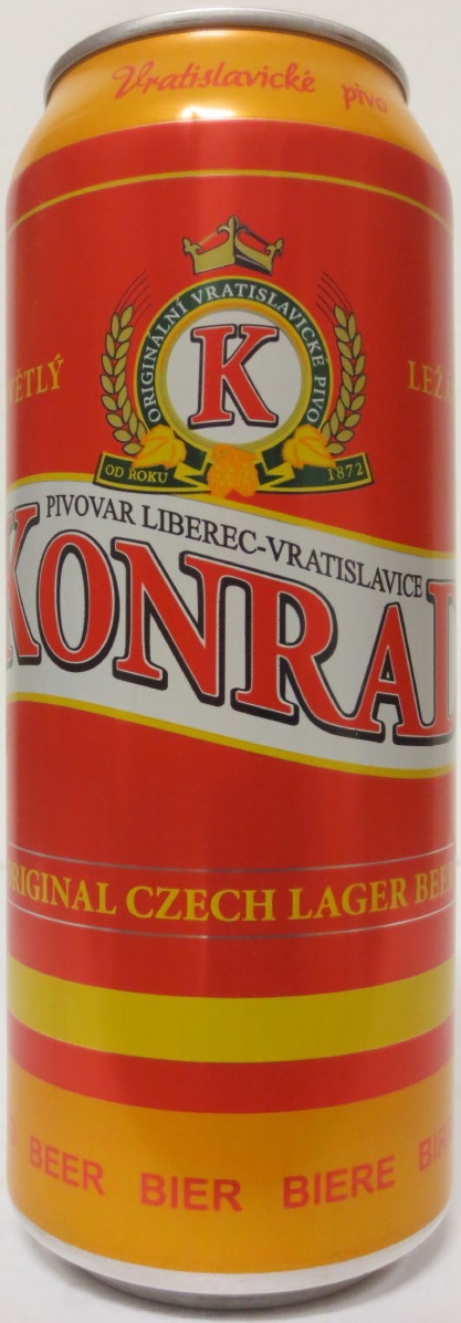 KONRAD ORIGINAL CZECH LAGER BEER (50cl) (B/O)