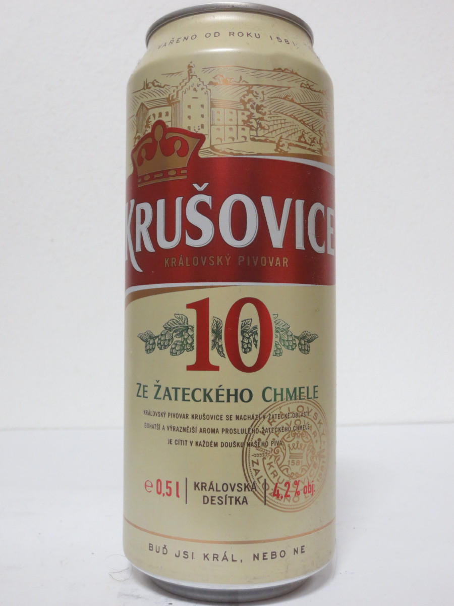 KRUŠOVICE KRÁLOVSKÝ PIVOVAR 10 ZE ŽATECKÉHO CHMELE (50cl) (B/O)