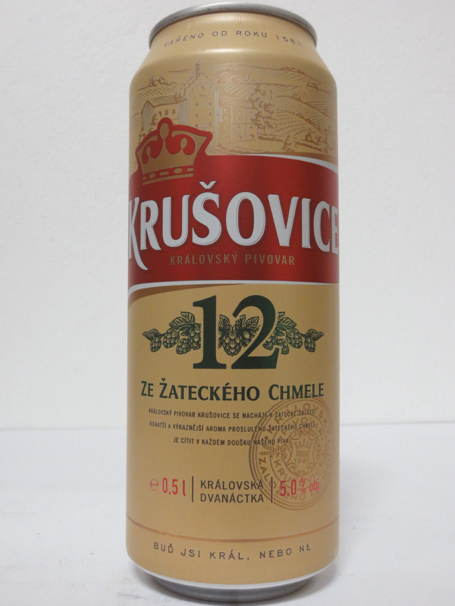 KRUŠOVICE KRÁLOVSKÝ PIVOVAR 12 ZE ŽATECKÉHO CHMELE (0,5L) (B/O)