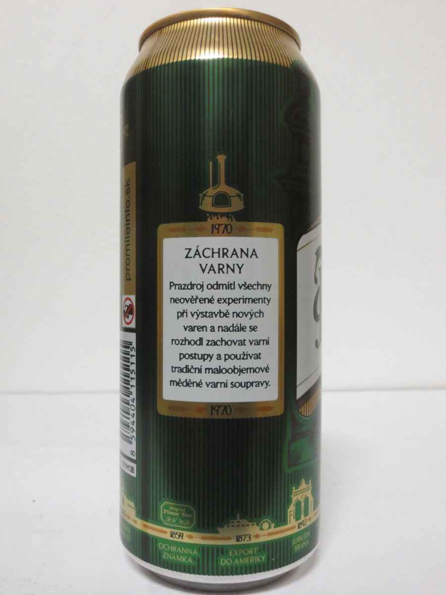Pilsner Urquell 175 let - série 2017 - 1970 ZÁCHRANA VARNY (50cl) (B/O)