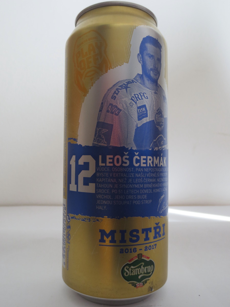 Starobrno MEDIUM Morava MISTŘI 2016-2017 KOMETA - 12 LEOŠ ČERMÁK (50cl) (B/O)