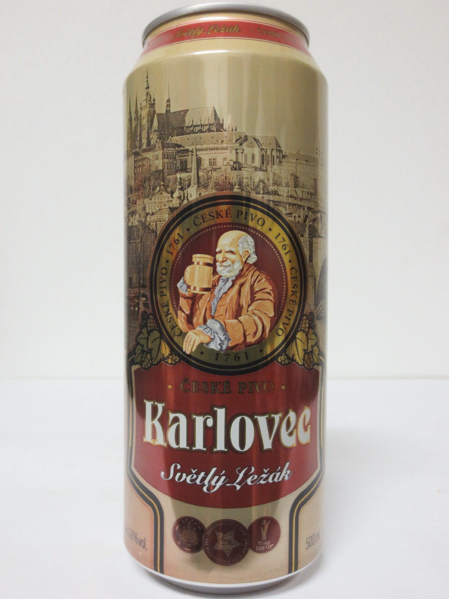ČESKÉ PIVO Karlovec Světlý ležák (50cl) B/O)