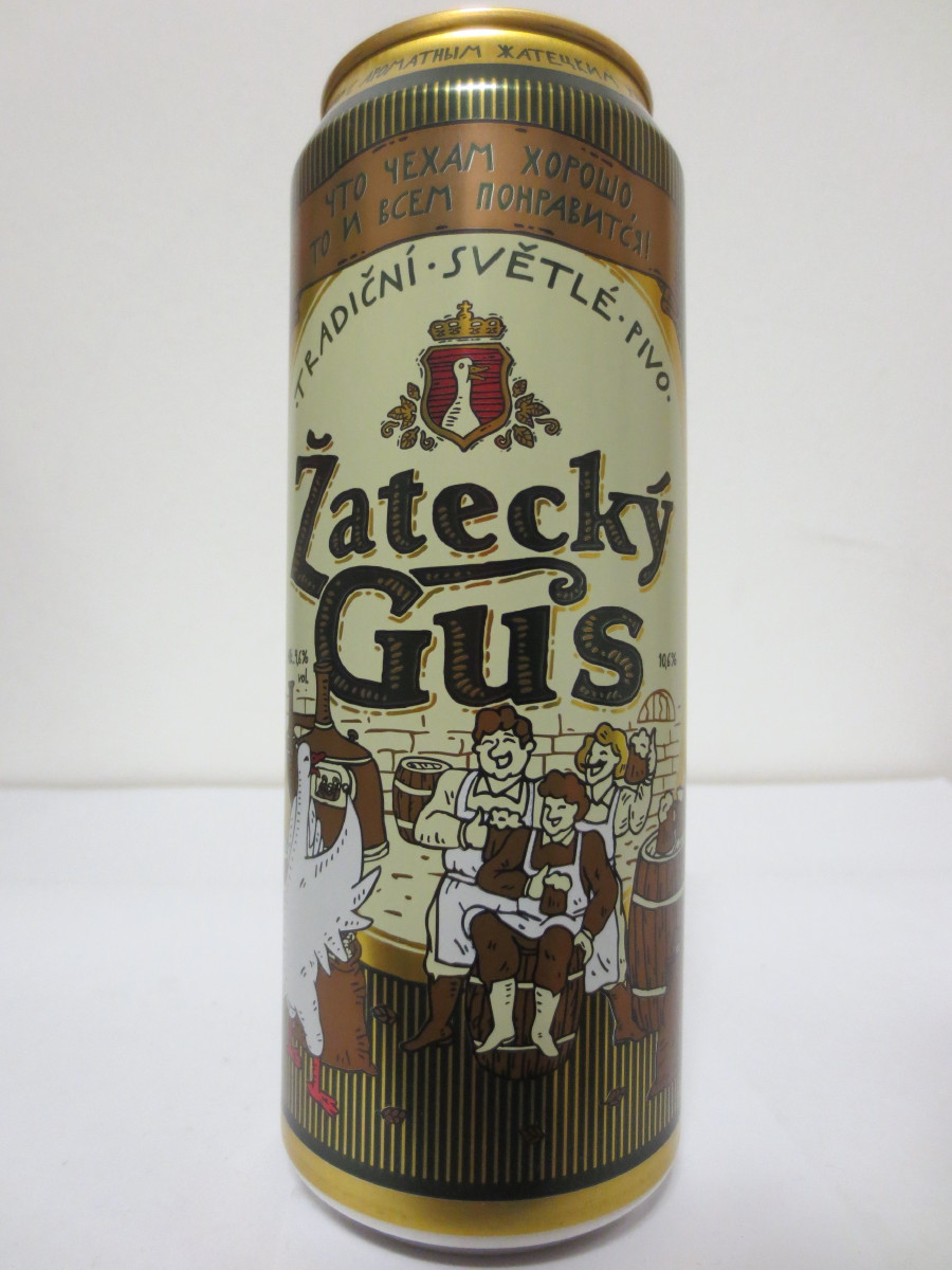 Žatecký Gus TRADIČNÍ.SVĚTLÉ.PIVO (45cl) (B/O) č.1/6