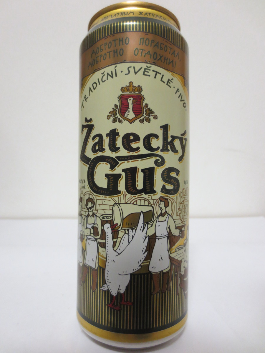 Žatecký Gus TRADIČNÍ.SVĚTLÉ.PIVO (45cl) (B/O) č.3/6