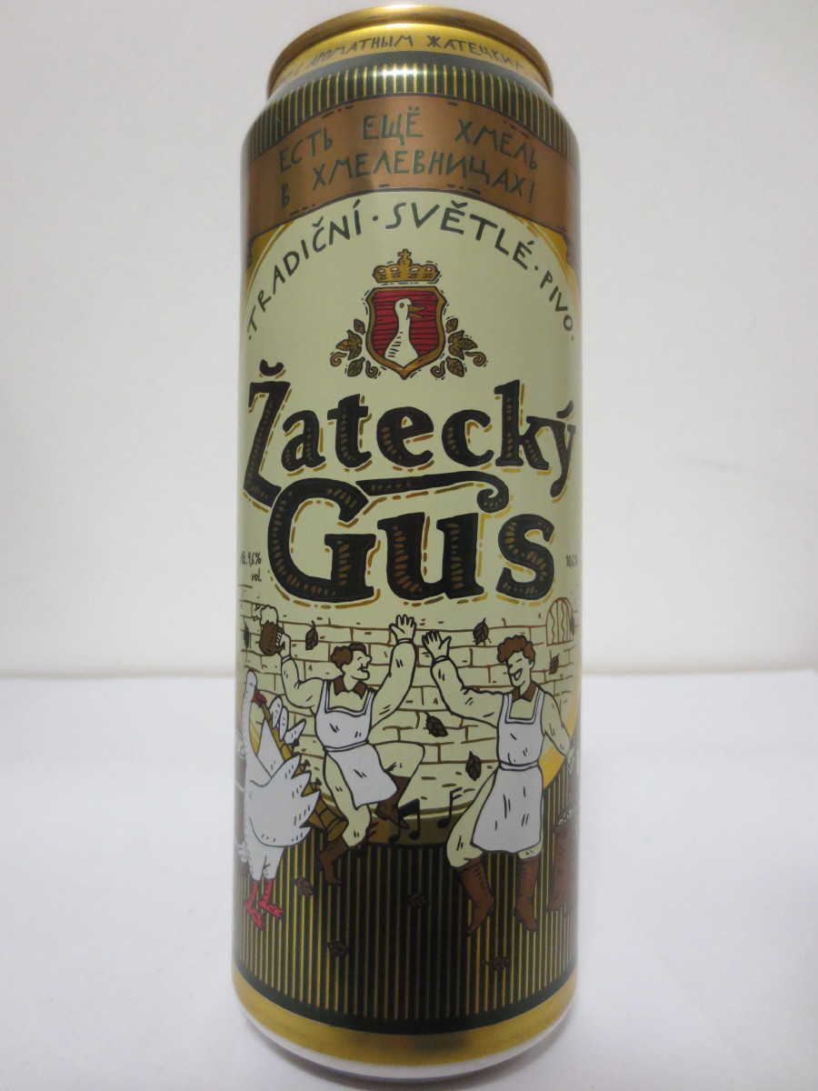 Žatecký Gus TRADIČNÍ.SVĚTLÉ.PIVO (45cl) (B/O) č.6/6