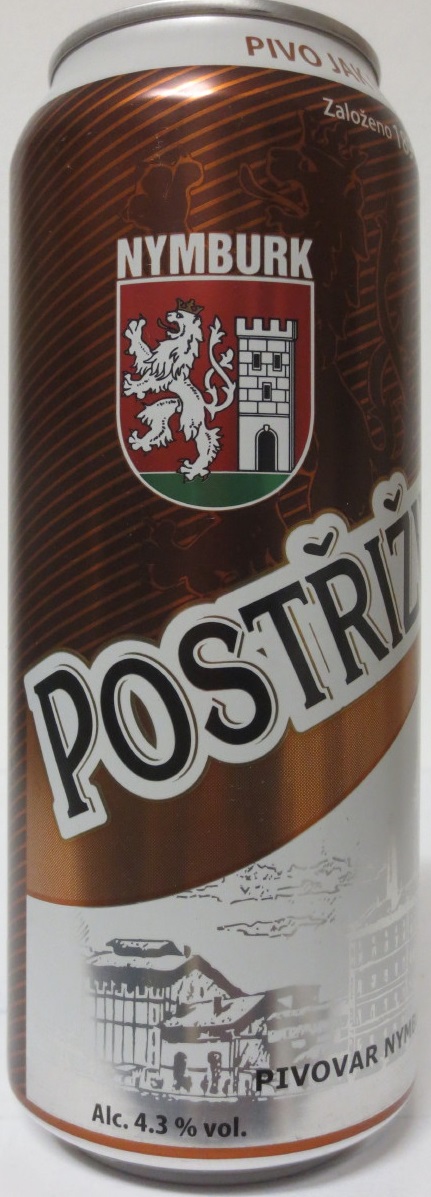 NYMBURK POSTŘIŽINSKÉ Pivo ležák tmavý Dunkel (50cl) (B/O)