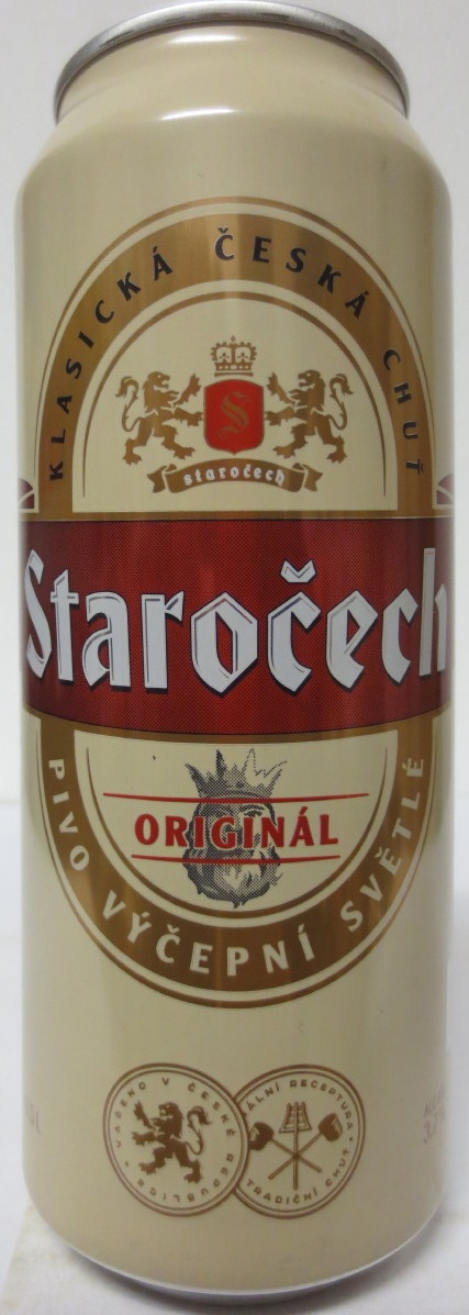 Staročech ORIGINAL PIVO VÝČEPNÍ SVĚLÉ (50cl) (B/O) č.1