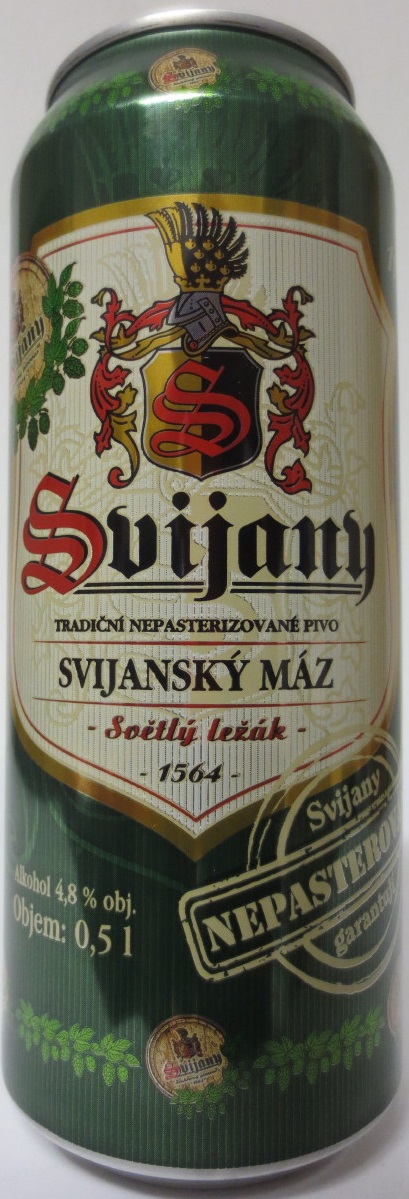 Svijany SVIJANSKÝ MÁZ - Světlý ležák - (50cl) (B/O) č.2