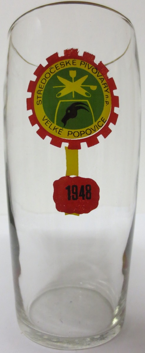 STŘEDOČESKÉ PIVOVARY n.p. VELKÉ POPOVICE 1948 (0,5L)