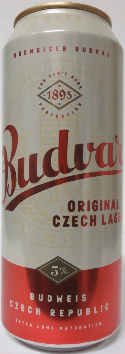 Budvar ORIGINAL CZECH LAGER BUDWEIS CZECH REPUBLIC (50cl) (B/O) Nr.1