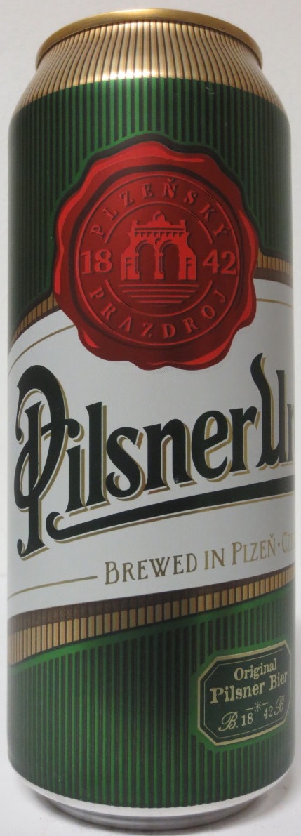 Pilsner Urquell BREWED IN PLZEŇ.CZECH (50cl) (B/O) č.4