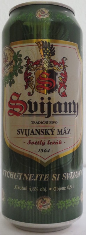 Svijany SVIJANSKÝ MÁZ - Světlý ležák - (50cl) (B/O) č.1