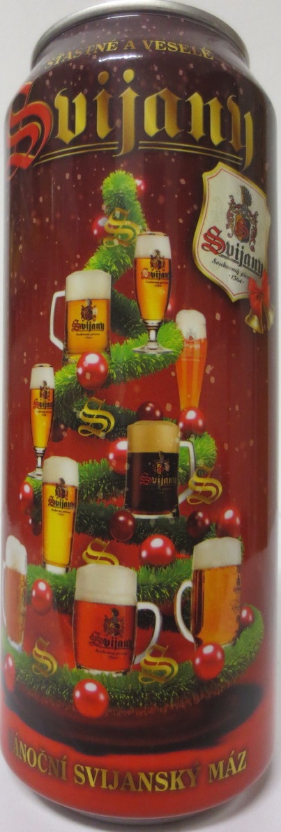 ŠŤASTNÉ A VESELÉ Svijany VÁNOČNÍ SVIJANSKÝ MÁZ (50cl) (B/O)