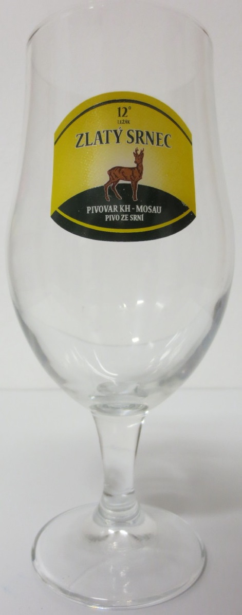 12° LEŽÁK ZLATÝ SRNEC PIVO KH-MOSAU PIVO ZE SRNÍ (0,5L)