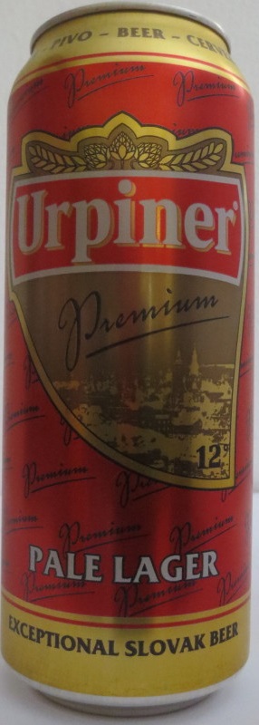 Urpiner Premium PALE LAGER EXCEPTIONAL SLOVAK BEER(50cl) (B/O) č.1