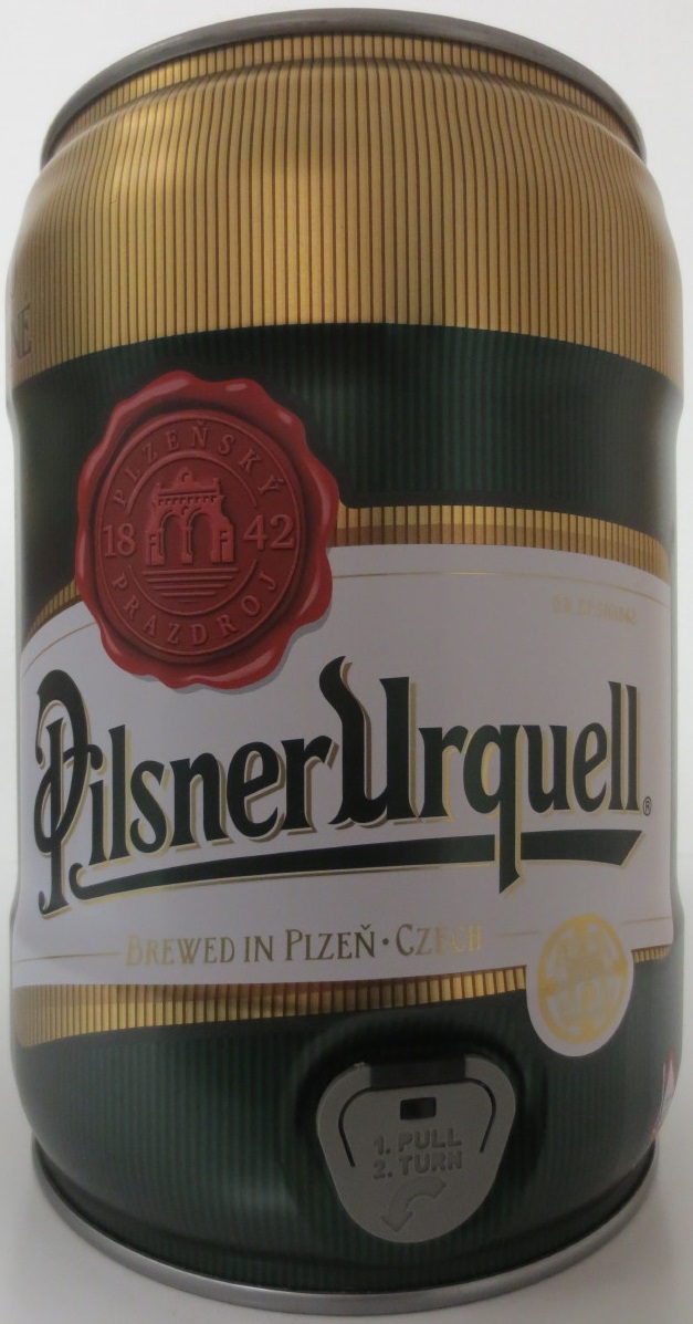 Pilsner Urquell BREWED IN PLZEŇ.CZECH (5L) č.7a