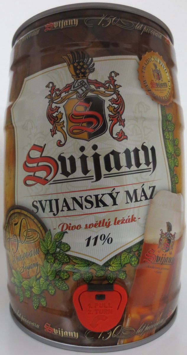 Svijany SVIJANSKÝ MÁZ Pivo světlý ležák 11% (5L) č.1 