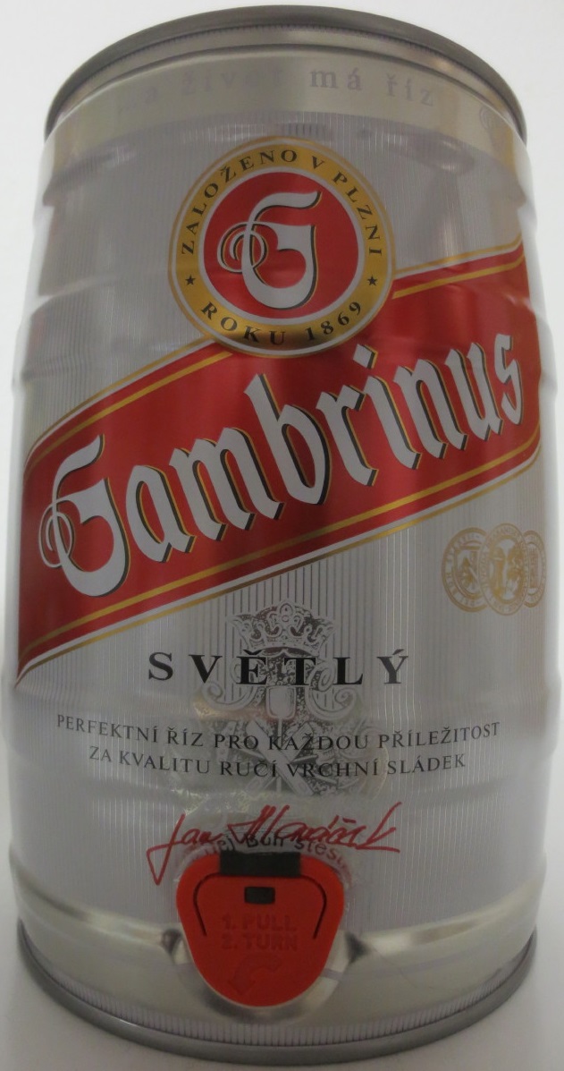 Gambrinus SVĚTLÝ Jan Hlaváček č.2