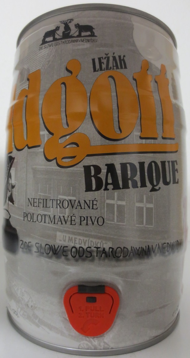 LEŽÁK Oldgott BARIQUE NEFILTROVANÉ POLOTMAVÉ PIVO