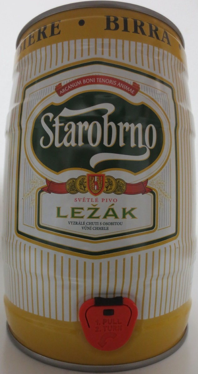 Starobrno SVĚTLÉ PIVO LEŽÁK VYZRÁLÉ CHUTI S OSOBITOU VŮNÍ CHMELE (5L) č.5